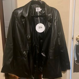Princess polly morrison faux leather jacket